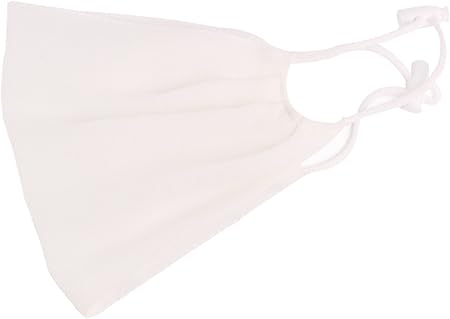 Amazon ケイミ Keimi 100 シルク 絹素材 薄手 春夏 マスク フェイスカバー 日焼け防止 ｕｖカットマスク 紫外線対策 花粉症対策 塗らない顔のｕｖ対策 スポーツやデート用マスク おしゃれ 無地白 Free Keimi 布マスク