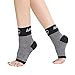 Compression Foot Sleeves, Best Pair of Black Socks for Men & Women, Relieve Pain of Muscle Cramps & Swelling Ankle, Heel Arch Support Brace, 100% Money Back Guarantee + Free E-Journal