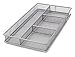 EasyPAG Mesh Collection Desk Drawer Accessories Organizer,11.5 x 6.25 x 1.25 inch Silver