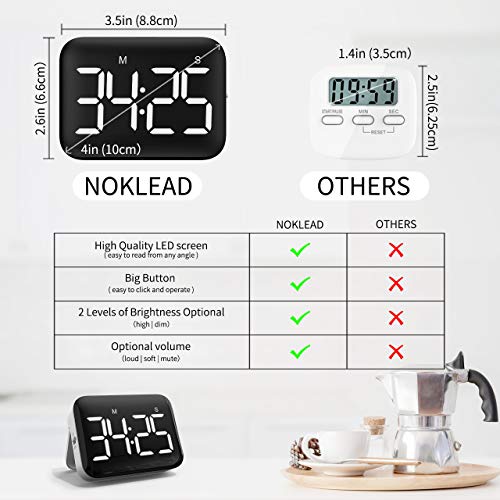 NOKLEAD Digital Kitchen Timer Countdown Count Up Timer with