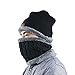 Beanie Hat Scarf Set Thick Knit Hat Warm Fleece Lined Scarf Winter Hats Snow Ski Skull Cap for Men Women