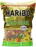 Haribo Sour Gold-Bears Gummi Candy - 1.6 LB Resealable Bag - New Product