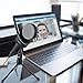 AUKEY Condenser Microphone, Studio Bidirectional Recording Condenser Mic with 3.5mm Microphone Headphones Splitter and Tripod Stand for Desktop Computers(green)