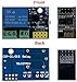 TeOhk ESP 8266 WiFi Relay Module with ESP -01S - Remote Smart Control Switch 5-12V Wireless Transceiver