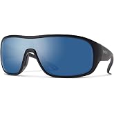 Smith Spinner Perfomance Sunglasses - Matte Black | Chromapop Polarized Blue Mirror