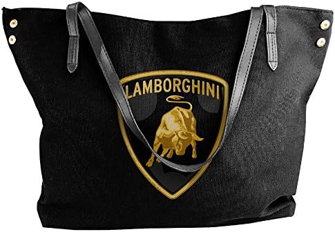 Lamborghini Logo Women's Canvas Handle Single Shoulder Bag/Handbag