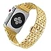 Ezzdo Apple Watch Diamond Band 40mm/44mm Series 5/4, Rhinestone Luxury Diamond Stainless Steel Replacement Bands with Case for Apple Watch 40mm 38mm Series 1/2/3 (Diamond Gold, 42 mm)