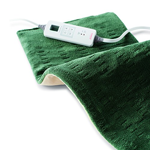 Sunbeam Heating Pad for Fast Pain Relief XL King XpressHeat, 6 Heat Settings with AutoShutoff