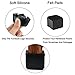 Chair Leg Floor Protectors, WarmHut 16pcs Black Silicone Table Furniture Leg Feet Tips Covers Caps, Felt Pads, Prevent Scratches, Wood Floor Protector (Square)(Black)