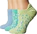 Nike Women's Dri-FIT Graphic 2 Training No-Show Tab Socks Multi-Colored Medium