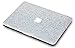 KEC MacBook Air 13 Inch Case Plastic Hard Shell Cover A1369 / A1466 (Silver Gliter)