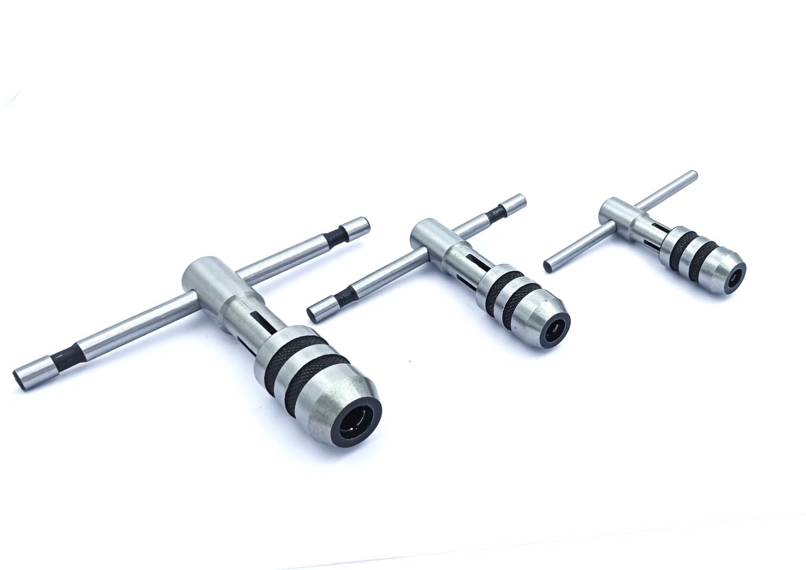 Photo 1 of A.D. International T-Handle Tap Wrench Set of 3 Pcs Solid Collet Jaws For Tappig & Reaming