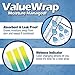 ValueWrap Male Wraps, Disposable Dog Diapers, 1-Tab Small, 72 Count - Snag-Free Fastener, Leak Protection, Wetness Indicator