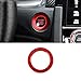 Thor-Ind Car Engine Start Stop Push Button Cover Trim For 10th Gen Honda Civic 2016 2017 2018 Ignition Key Ring Trim Car Auto Interior Decoration Sticker (Start Button Red)