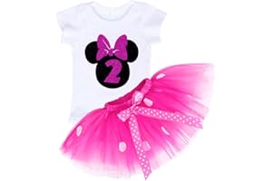 AmzBarley Baby Girls Tutu Skirt Outfit Set Infant First Birthday Dress 1st Top Romper with Headband Princess Dress up Clothes