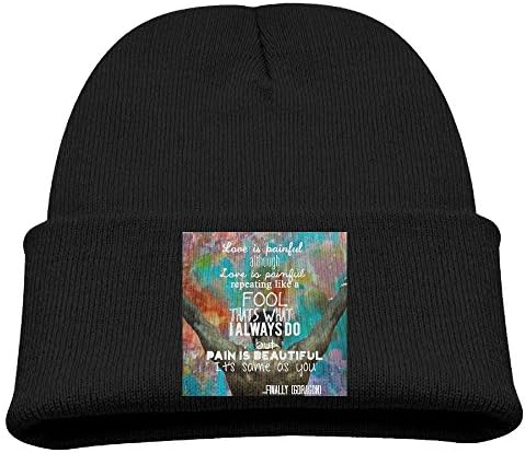 G-dragon Finally Lyric Cuffless Beanie Hats Knit Skull Caps Winter Beanies Watch Cap For Men Women