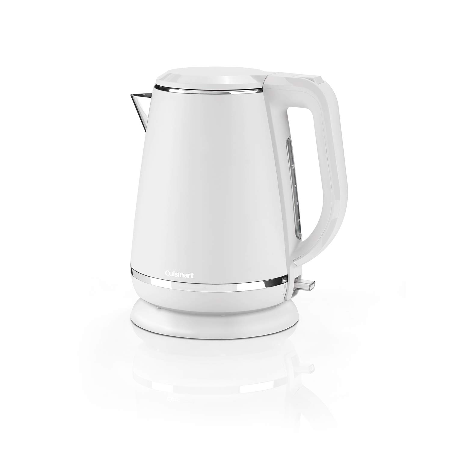 Cuisinart Jug Kettle, 3KW, Pebble White, Stainless Steel, Matte Finish, 1.5L Capacity, CJK429WU