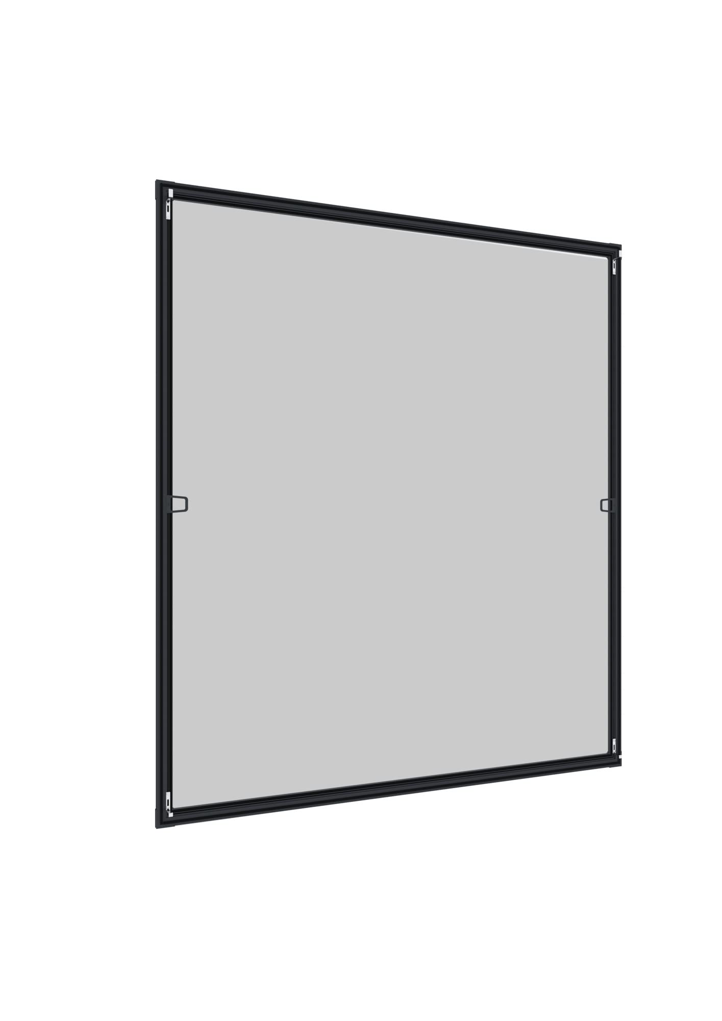 Windhager Insect Screen Tension Frame Window Plus, Fly Screen Aluminium Frame for Windows, Self-Assembly Kit, 140 x 150 cm, Anthracite