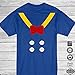 Donald Costume Suit and Bowtie Outfit Duck Character Lover Halloween Cosplay Customized Handmade T-Shirt Hoodie/Long Sleeve/Tank Top/Sweatshirt