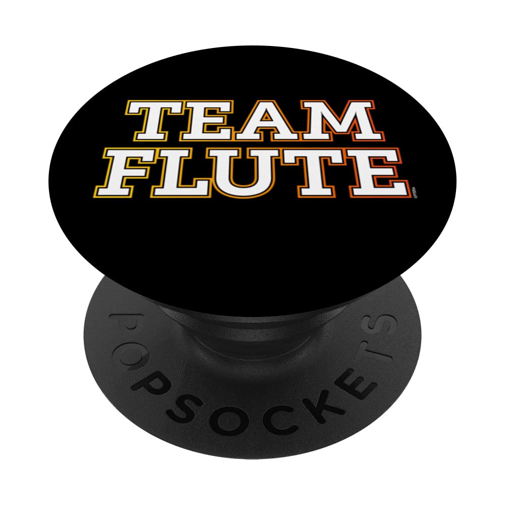 Team Flute A Funny Flute Joke for Flute Teacher or Flautist PopSockets Swappable PopGrip