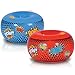 ArtCreativity Inflatable Body Bumper Set for Kids - Pack of 2 - Colorful Bump Ball Toys with Handles - Great Summer Game, Fun Birthday Party Activity, Gift Idea for Boys and Girls - Red and Blue
