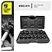 Segomo Tools 13 Piece Lug Nut and Bolt Extractor Removal Metric and SAE Socket Tool Set 8-19mm