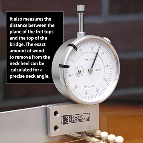 StewMac Guitar Neck Set Gauge with Straightedge