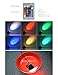 LED Underwater Pond Lights, 10W 12V 1000LM IP68 RGB Diving Fountain Light for Landscape Swimming Pool Pond Piscina Fish Tank Aquarium Car Spotlight Pool Light