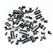 125 Pcs 1uF - 2200uF 25 Values Electrolytic Capacitors Assortment Kit Assorted Set