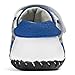 pediped Originals Cliff Sneaker, White/Blue, Medium (12-18 Months)
