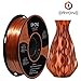 ERYONE Silk PLA Filament for 3D Printer, 1.75mm +/- 0.03mm, 1kg (2.1LBS)/Spool, Silk Copper