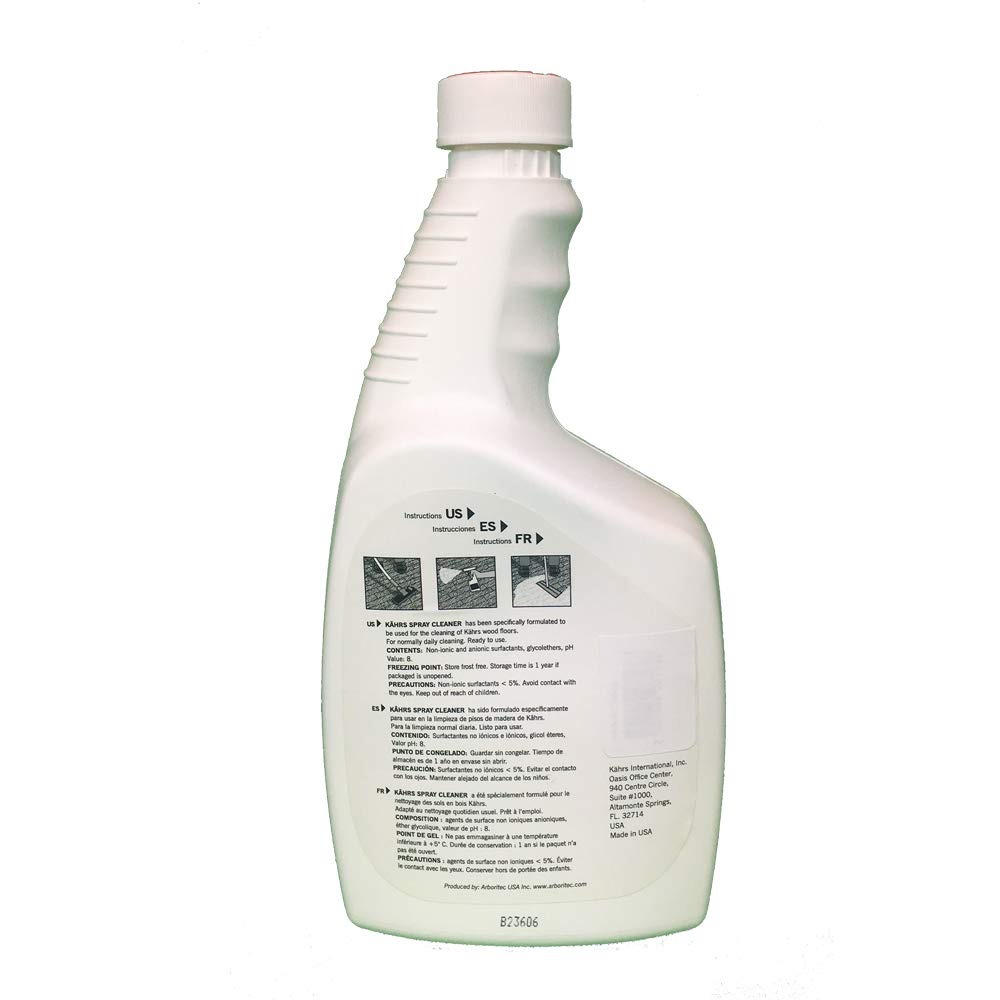 Kahrs Hardwood Floor Cleaner 32 Fl Oz Spary Bottle Rtu Kahrs