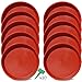 AROMA TREES 10 Pack(16 inch) Brown Plant Saucers Terra Cotta Flower Pot Tray Excellent for Indoor & Outdoor Plants with 10 Plant Tagsthumb 1