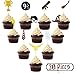 Harry Potter Inspired Cupcake Toppers (Set of 30) Harry Potter Wizard Birthday Party Decorations Supplies Hogwarts party decor