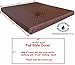 Dogbed4less 2 Pack Internal Duvet Case Waterproof Zipper Dog Bed Cover for Medium Large 37
