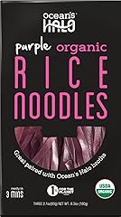 Ocean's Halo Purple Rice Noodles, Organic, Vegan, Gluten-free Ingredients, 6.3 oz