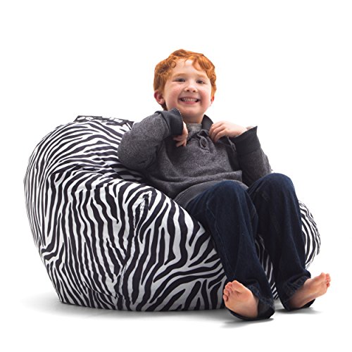 Big joe 98-inch bean bag, zebra