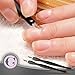 Cuticle Remover & Trimmer Professional Nail Care with Ultra-Sharp Stainless Steel Cuticle Cutter 2-Pc Set
