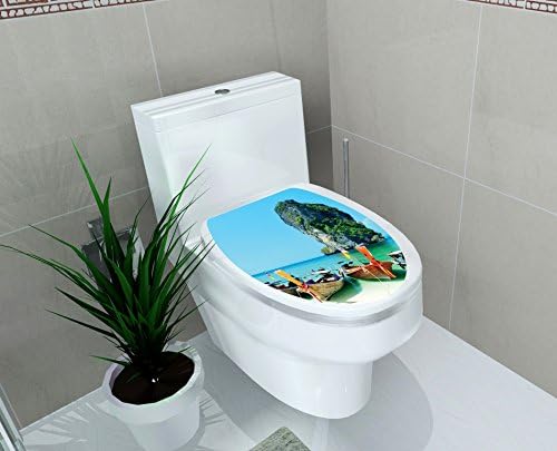 Cutelyn Home Decor Toilet Seat Cover Decor Sticker Gift (TL6)