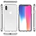 Onitron Crystal Clear Soft Shockproof TPU iPhone X Case, Thin Shock Resistant, Anti-Fall Scratch and Dust Flexible Cover Cushion [Support Wireless Charging] for Apple 5.8 iPhone 10 (2017 Release)