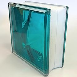 Quality Glass Block 7.5 x 7.5 x 3 Brilly Wave