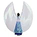 Dance Fairy Belly Dance White Colorful Yarn Iridescent Isis Wings