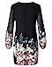 Kissky Women's Sheath Floral Print Chiffon Dress