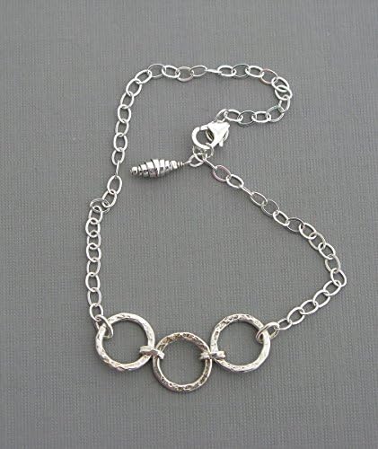 Sterling silver anklet, ankle foot jewelry, strong durable chain beach anklet