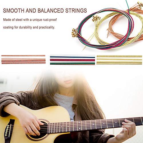 64 PCS Guitar Accessories Kit, ZALALOVA All-in 1 Guitar Tool Changing Kit Including Guitar Picks, Capo, Acoustic Guitar Strings, String Winder, Bridge Pins, Pin Puller, Guitar Bones & Pick Holder