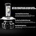 NINEO H4 LED Headlight Bulbs, CREE Chips, 9003 Hi/Lo beam Cool White Conversion Kit 6000K 7,200Lm - 3 Yr Warranty