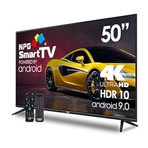 NPG 530L50UQ 4K – 50 inch UHD Smart TV met exclusieve QWERTY/MOTION-afstandsbediening, Android 9.0, Bluetooth, Quad Core…
