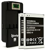 Two (2pk) Bastex BATTERY 3200MAH for Samsung galaxy note 3 N9000 N9005+plus One (1) Bastex External Dock LCD Battery Charger