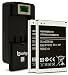 Two (2pk) Bastex BATTERY 3200MAH for Samsung galaxy note 3 N9000 N9005+plus One (1) Bastex External Dock LCD Battery Charger