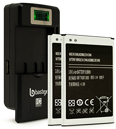 Two (2pk) Bastex BATTERY 3200MAH for Samsung galaxy note 3 N9000 N9005+plus One (1) Bastex External Dock LCD Battery Charger Two (2pk) Bastex BATTERY 3200MAH for Samsung galaxy note 3 N9000 N9005+plus One (1) Bastex External Dock LCD Battery Charger